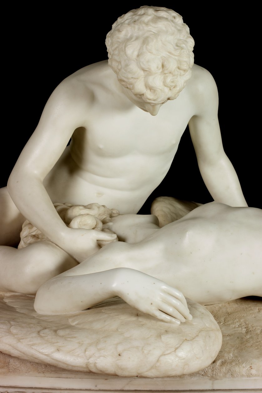 Fallen Angel, 1889 (stein og marmor) av Thomas Waldo Story