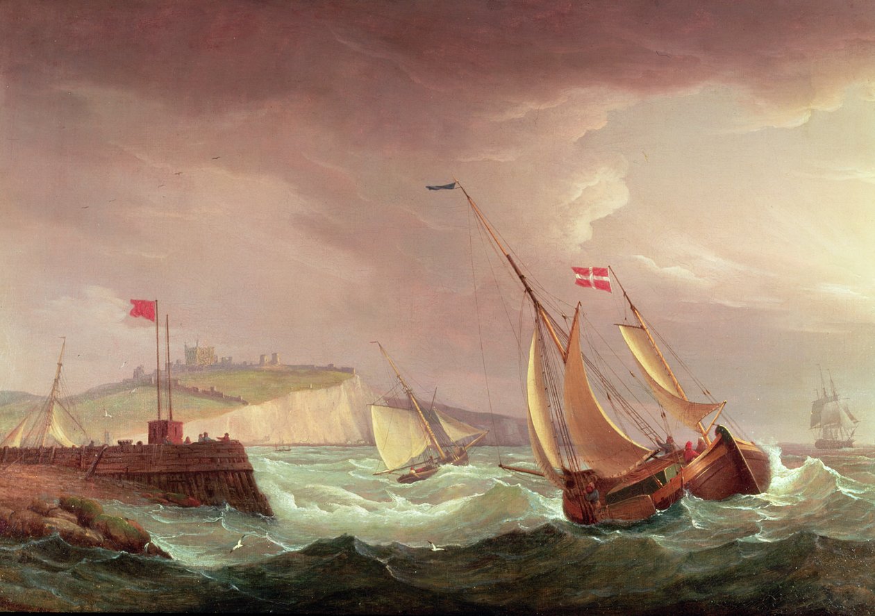 Frakt fra Dover av Thomas Whitcombe