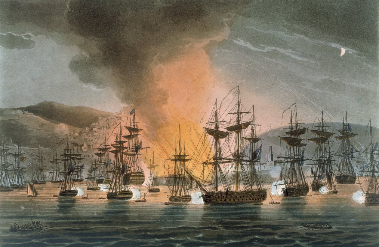 The Bombardment of Algiers, 27. august 1816, fra 