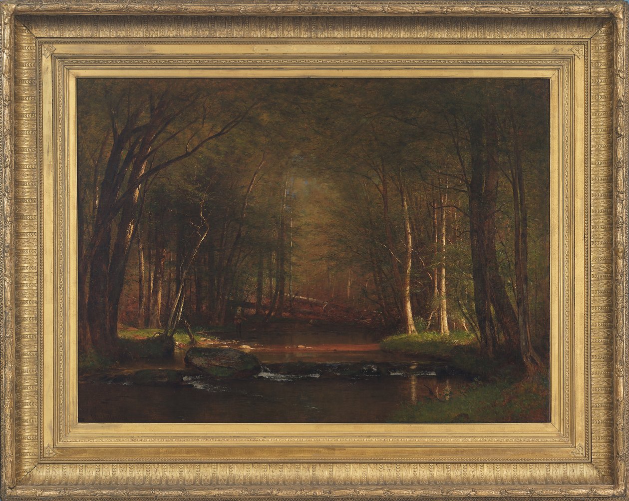 Trout Brook in the Catskills, 1875 av Thomas Worthington Whittredge