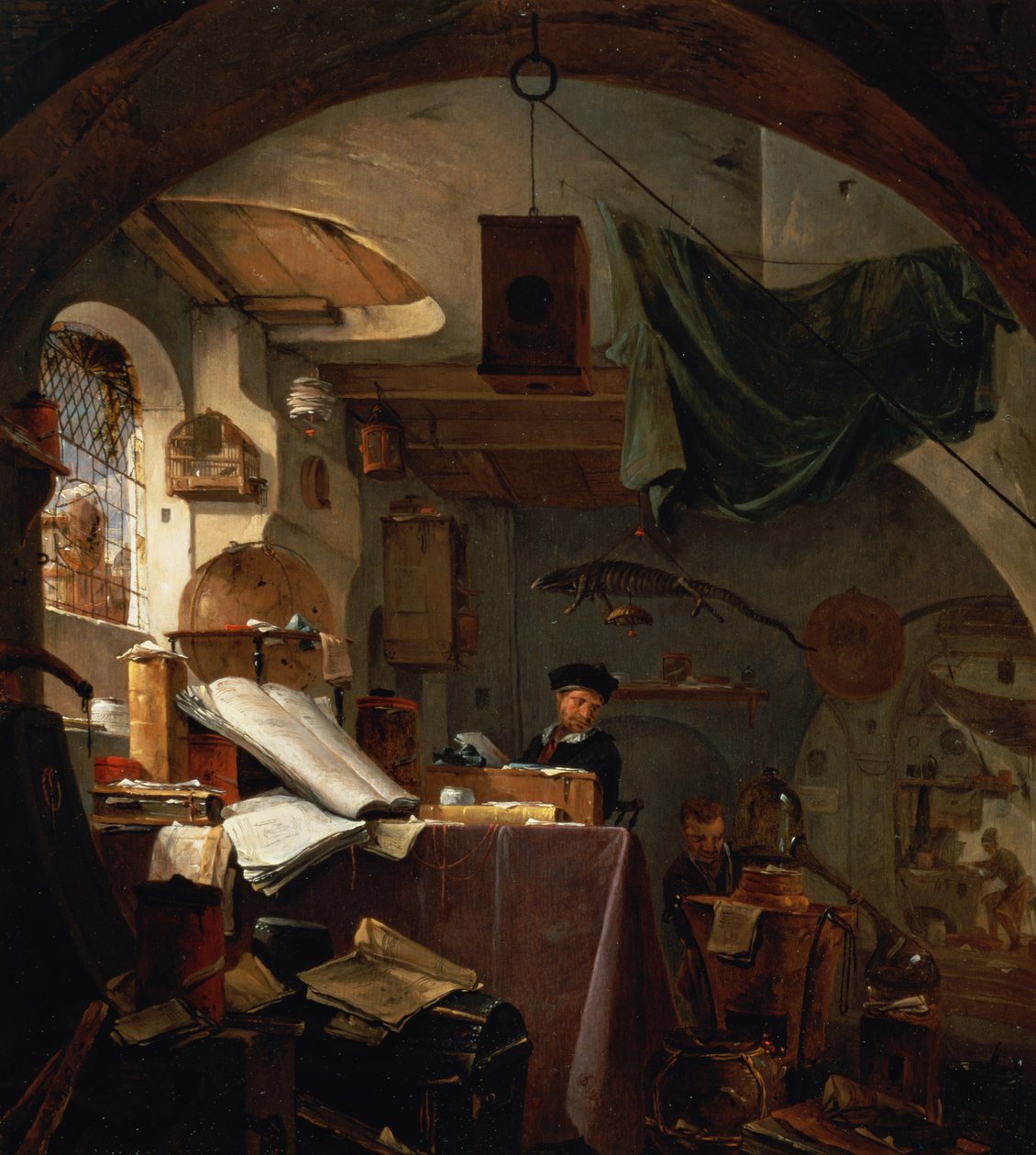 Alkymisten (olje) av Thomas Wyck