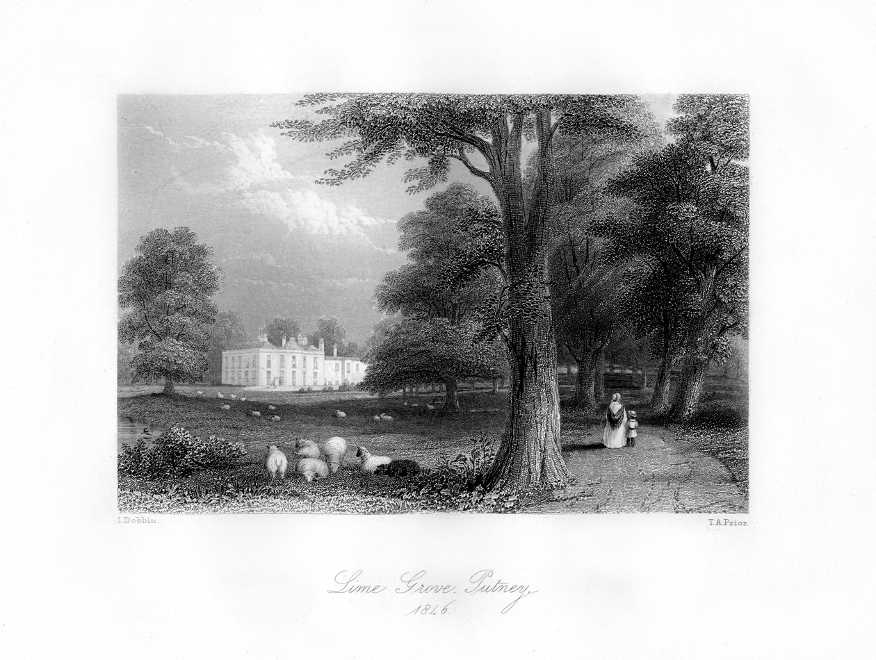 Lime Grove, Putney, 1846. av Thomas Abel Prior