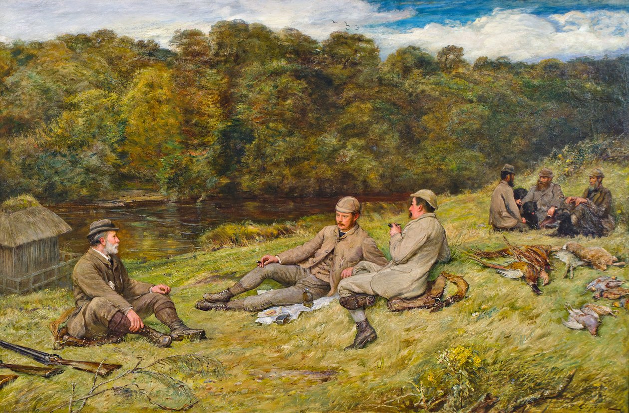 Jaktfest på Stobhall (Perthshire) av Thomas Alexander Ferguson Graham