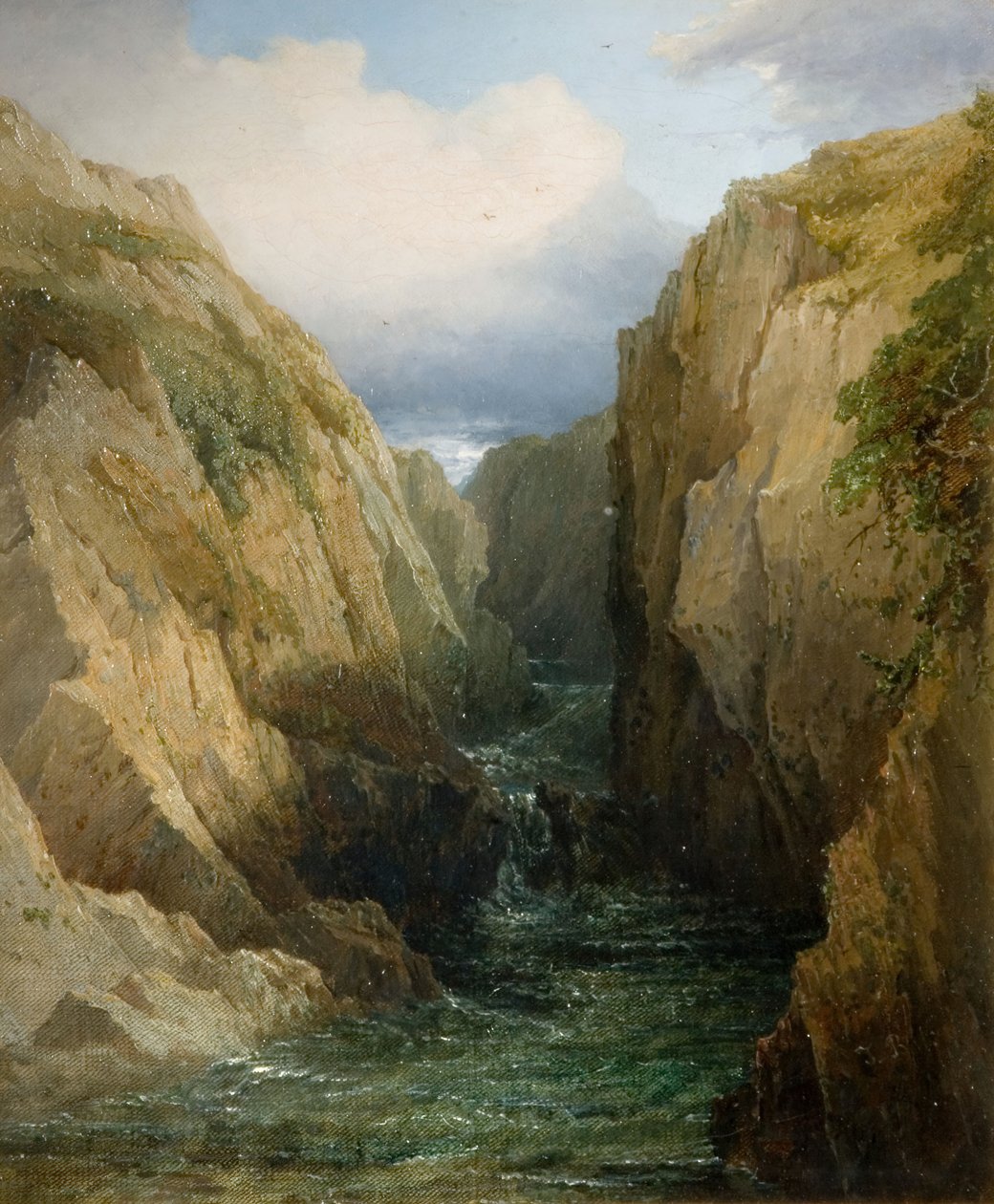 Gorge And River i Irland, 1860. av Thomas Baker