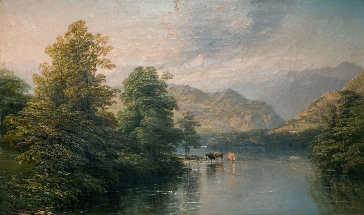 Ullswater fra Pooley Bridge, 1847. av Thomas Baker