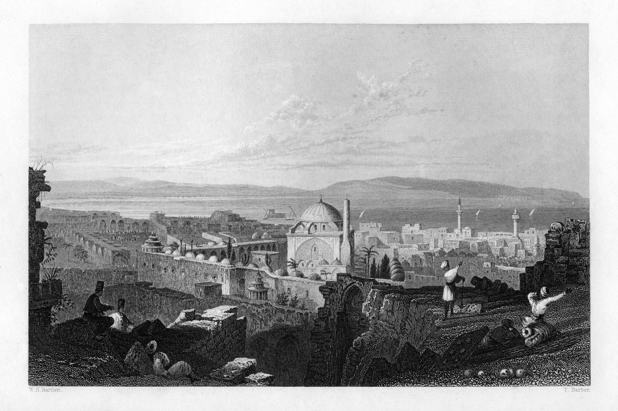 St Jean DAcre, Israel, 1841. av Thomas Barber
