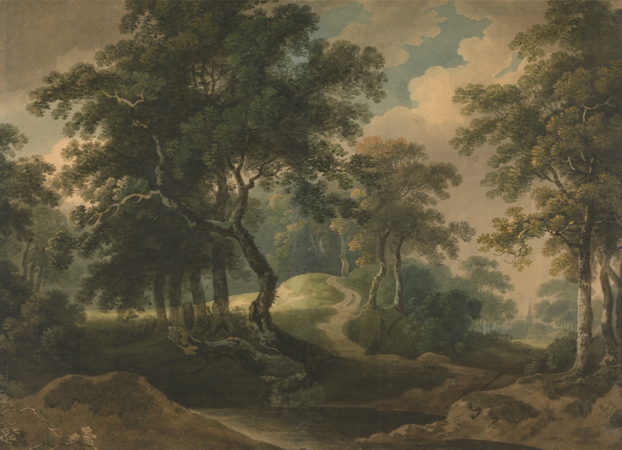 Skoglandskap av Thomas Barker