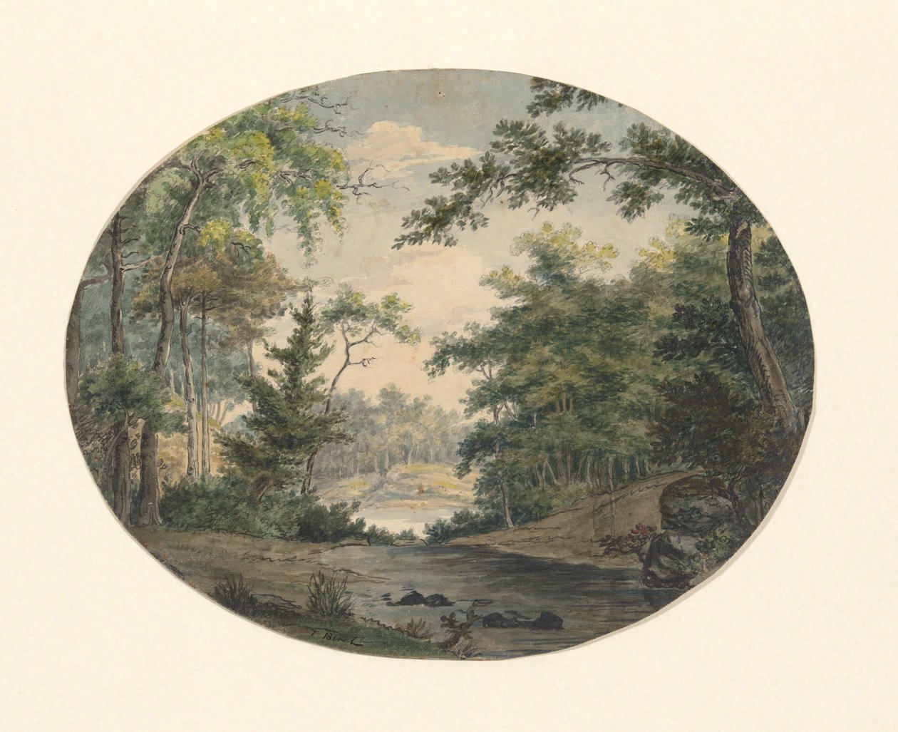 Skoglandskap av Thomas Birch
