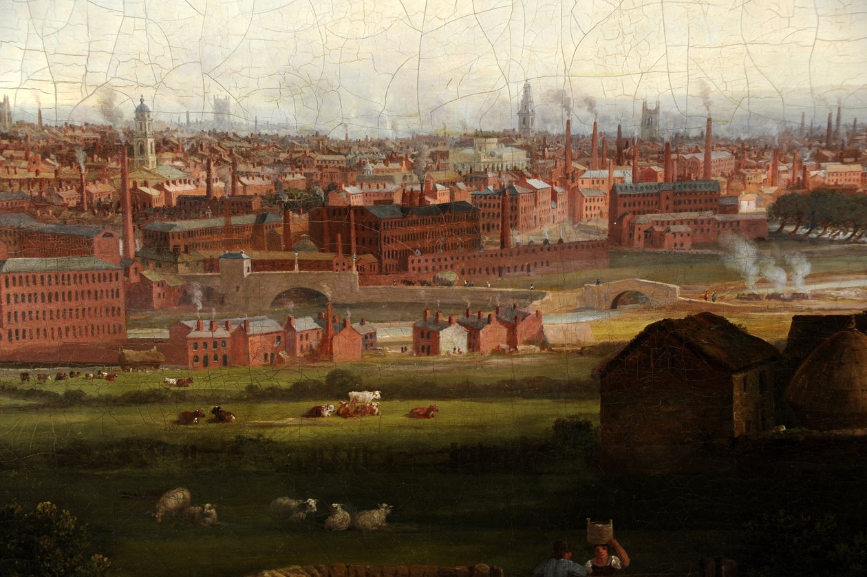 Utsikt over Leeds av Thomas Burras