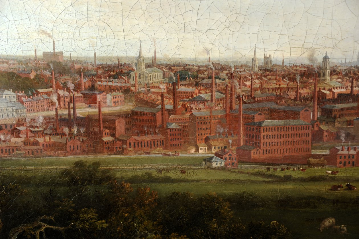 Utsikt over Leeds av Thomas Burras