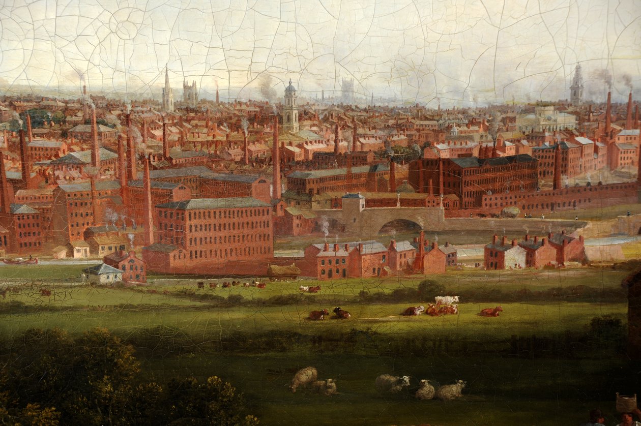 Utsikt over Leeds av Thomas Burras