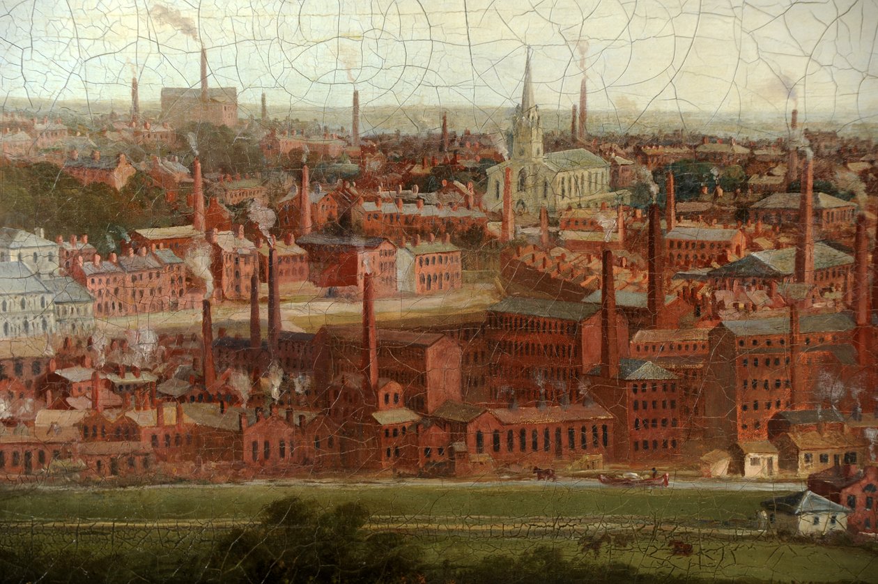 Utsikt over Leeds av Thomas Burras