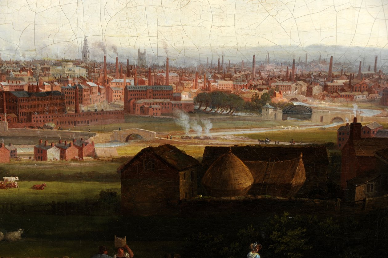 Utsikt over Leeds av Thomas Burras
