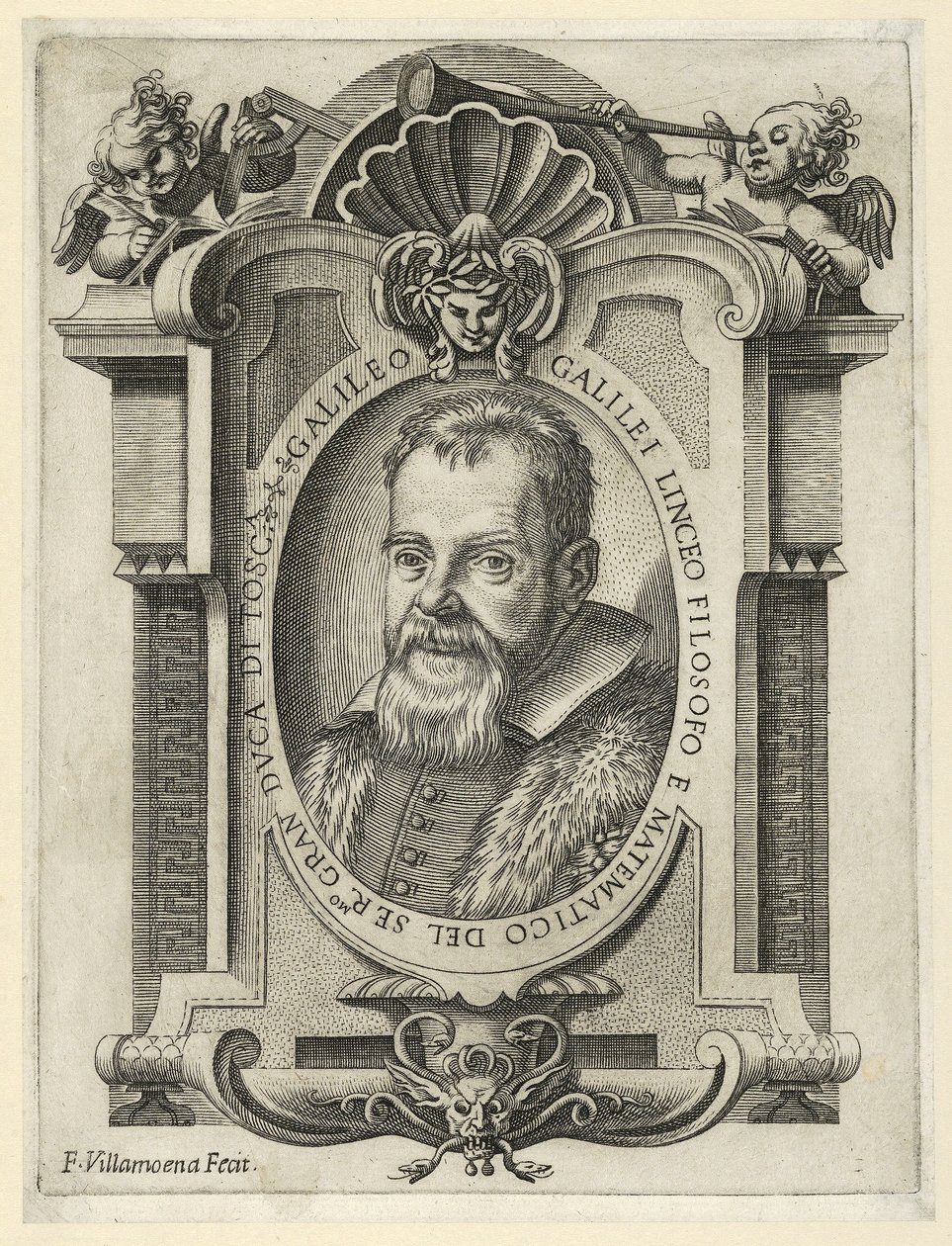Galileo Galilei, pub.1613 av Thomas Buttersworth