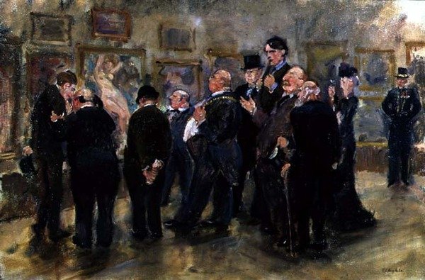 Innkjøpskomiteen (olje på lerret) av Thomas Cantrell Dugdale