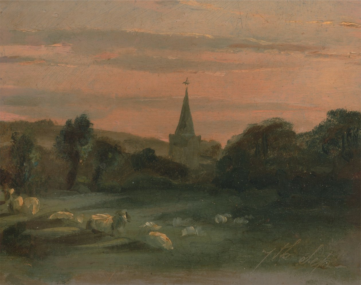 Stoke Poges kirke av Thomas Churchyard