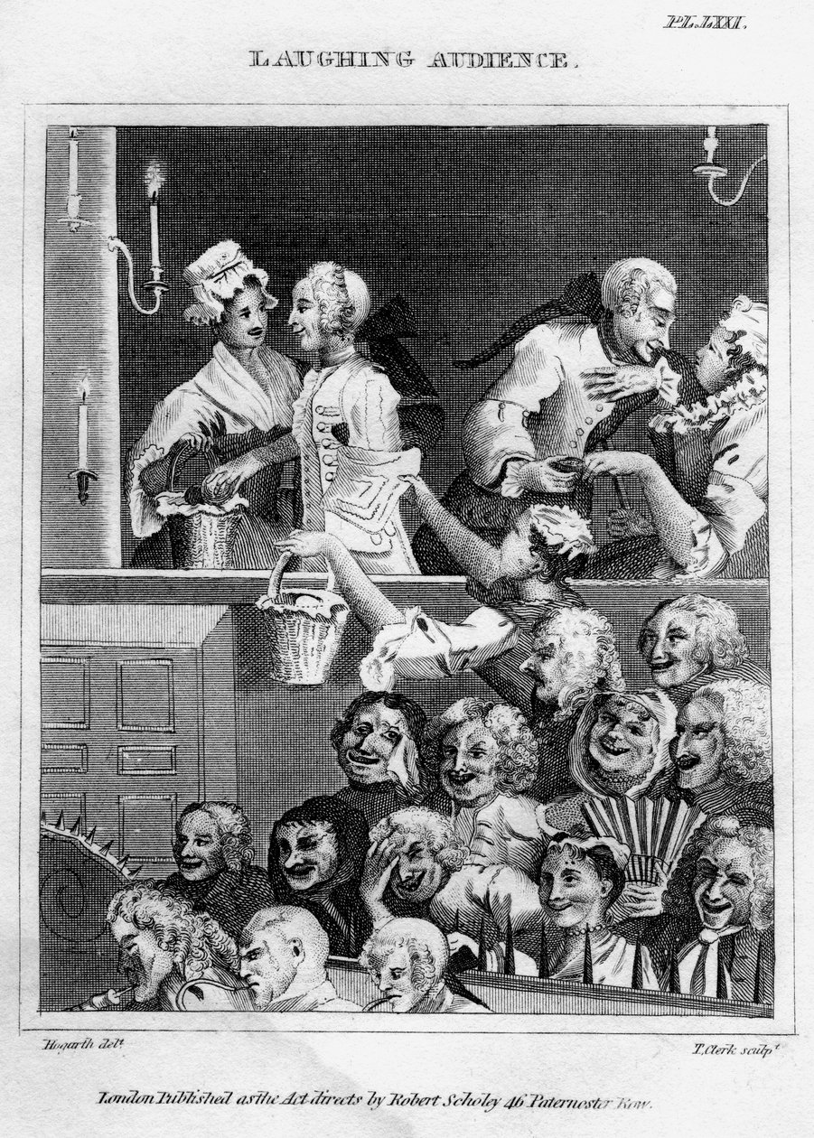 Leende publikum, 1700-tallet. av Thomas Clerk
