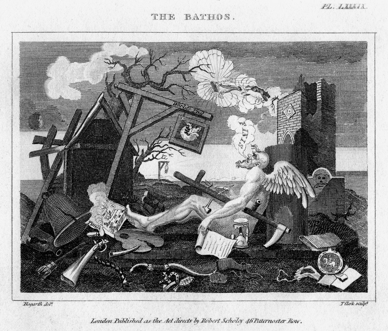 The Bathos, 1700-tallet. av Thomas Clerk