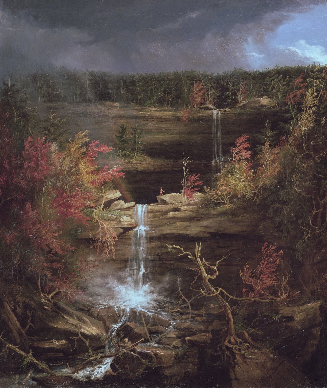 Kaaterskill Falls, 1826 av Thomas Cole