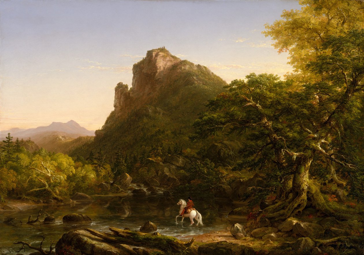 The Mountain Ford, 1846. av Thomas Cole