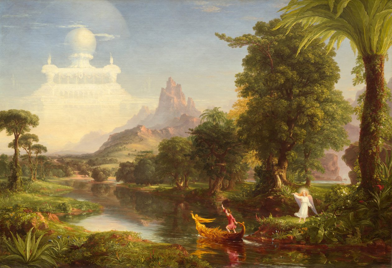 The Voyage of Life: Youth, 1842. av Thomas Cole