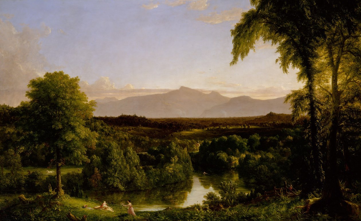 Utsikt over Catskill-tidlig høst, 1836-37. av Thomas Cole