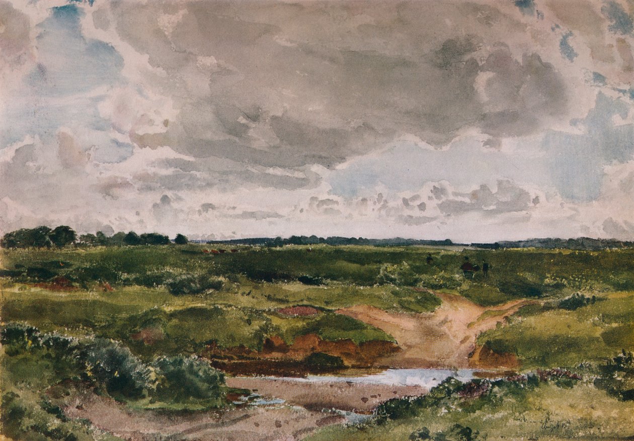 En vanlig i august, c1890 av Thomas Collier