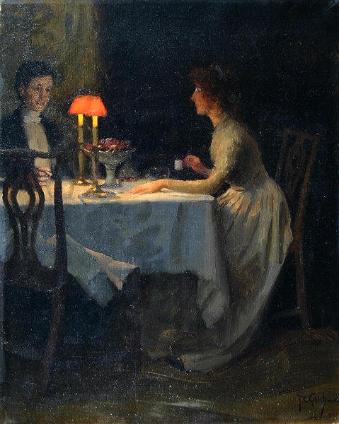 "Tiden var" av Thomas Cooper Gotch