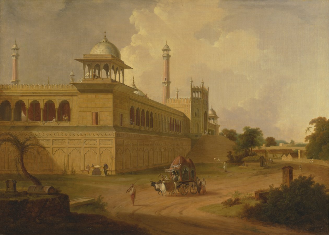 Jami Masjid, Delhi av Thomas Daniell