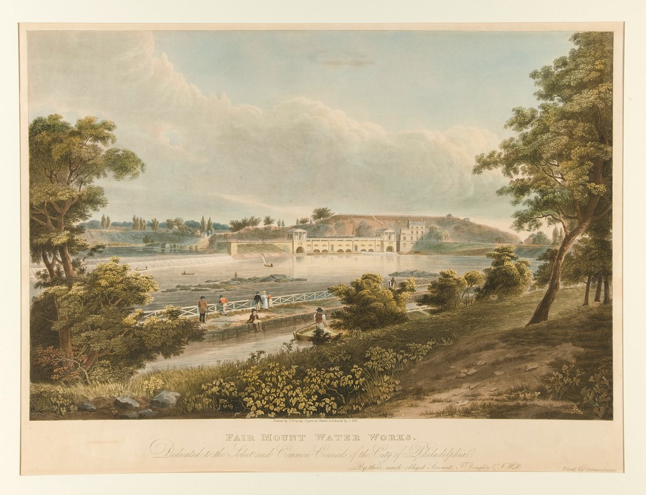 Fairmount Water Works (Philadelphia) av Thomas Doughty