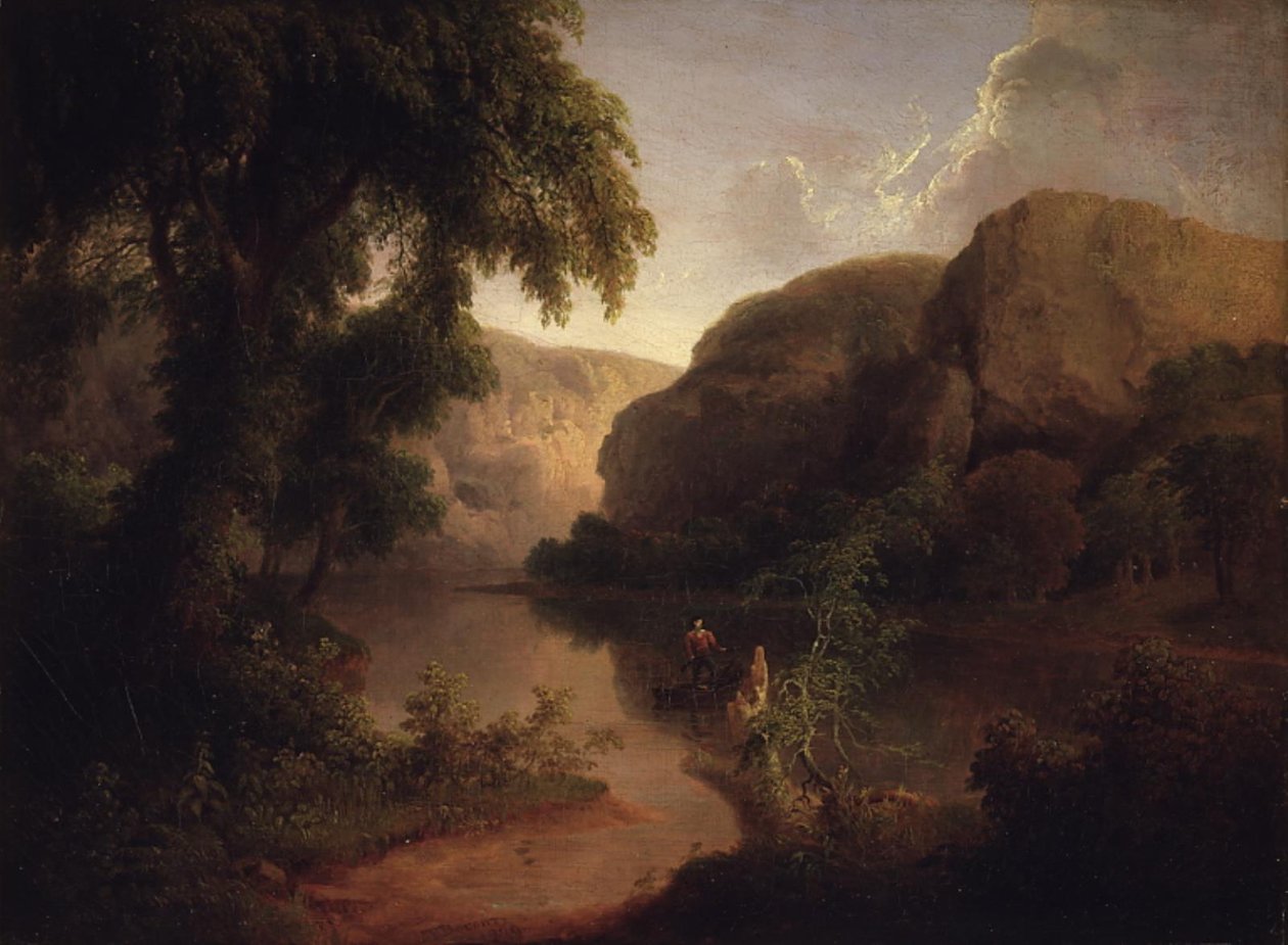 Elven mellom steinene av Thomas Doughty