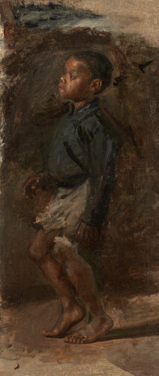 Studie for "Black Boy Dancing" av Thomas Eakins