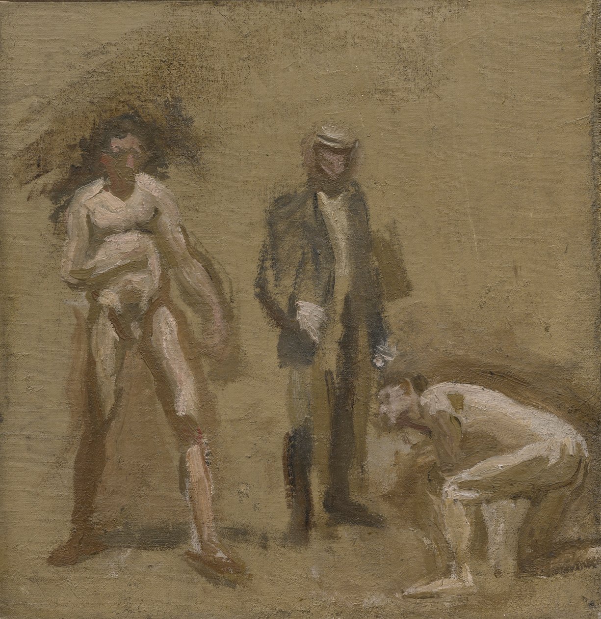 Tar greven, studer av Thomas Eakins