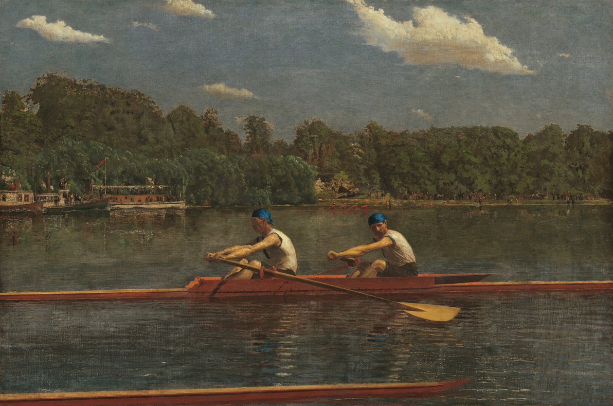 The Biglin Brothers Racing, 1872. av Thomas Eakins