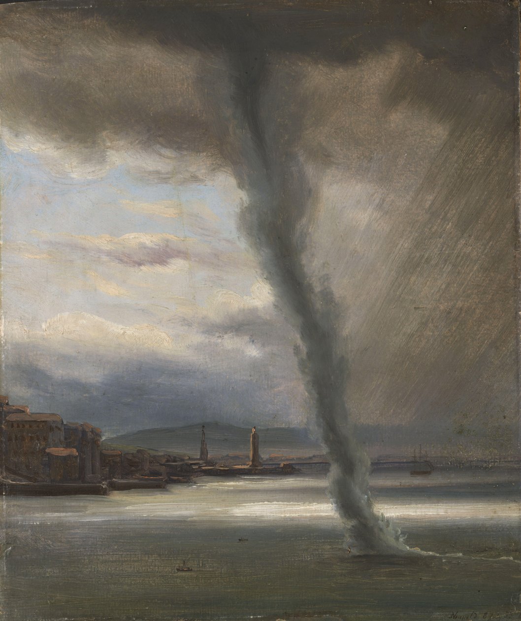 En vannpipe ved Napolibukta av Thomas Fearnley