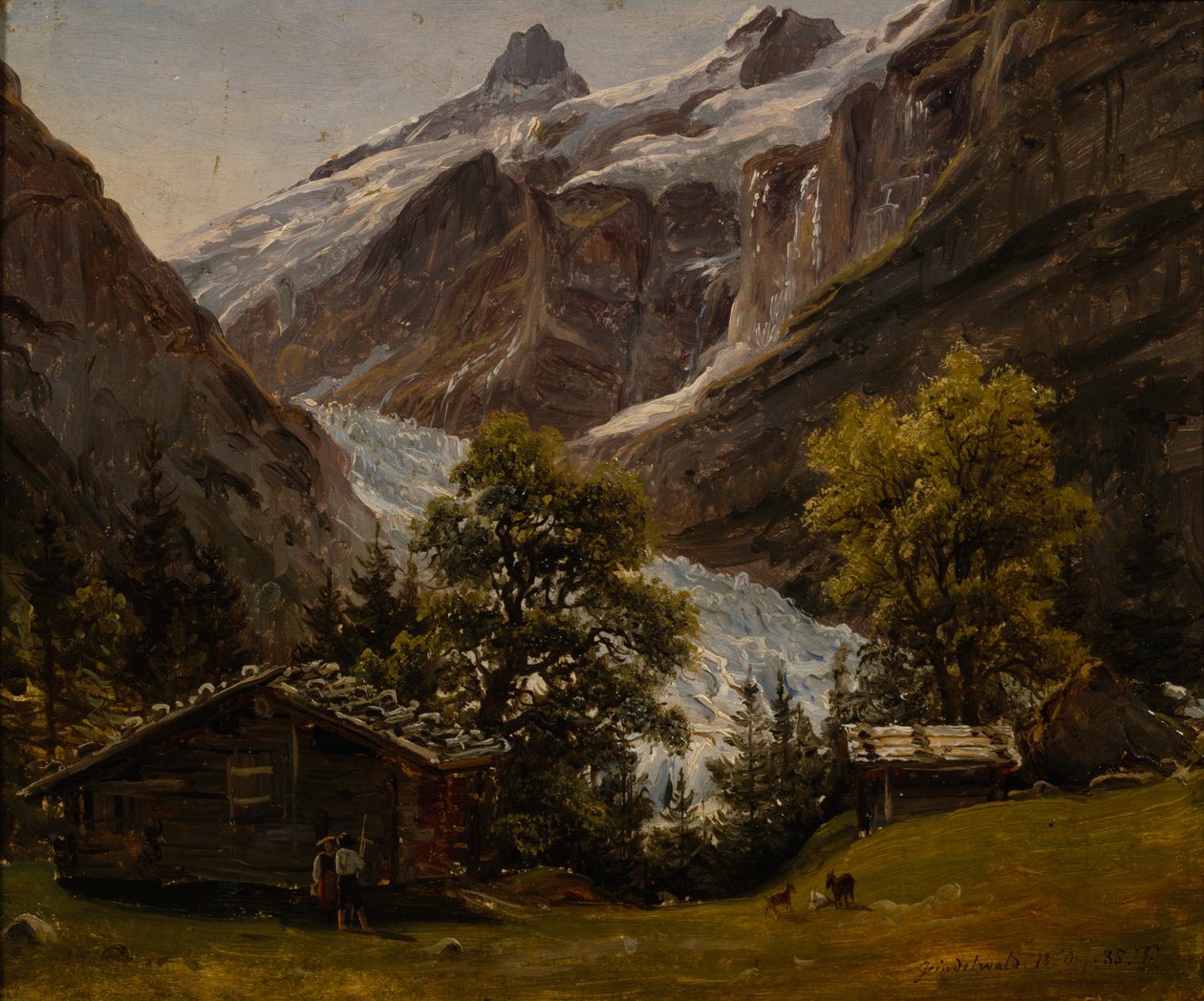Grindelwald, Sveits av Thomas Fearnley