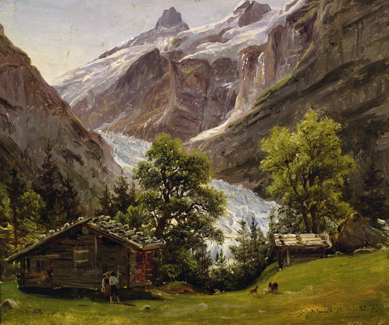 Grindelwald, Sveits av Thomas Fearnley