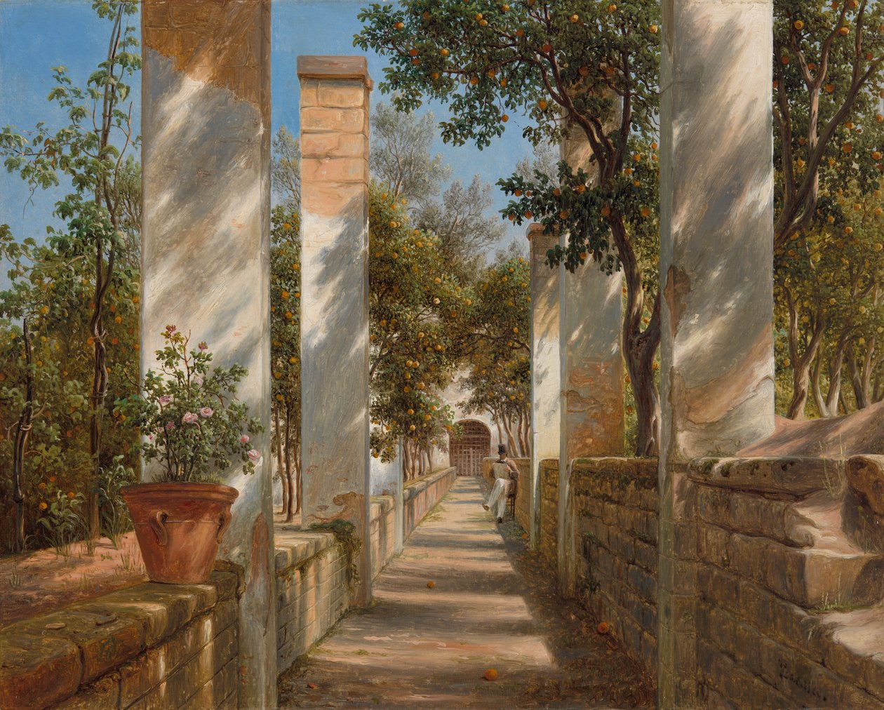 Pergola med appelsiner av Thomas Fearnley