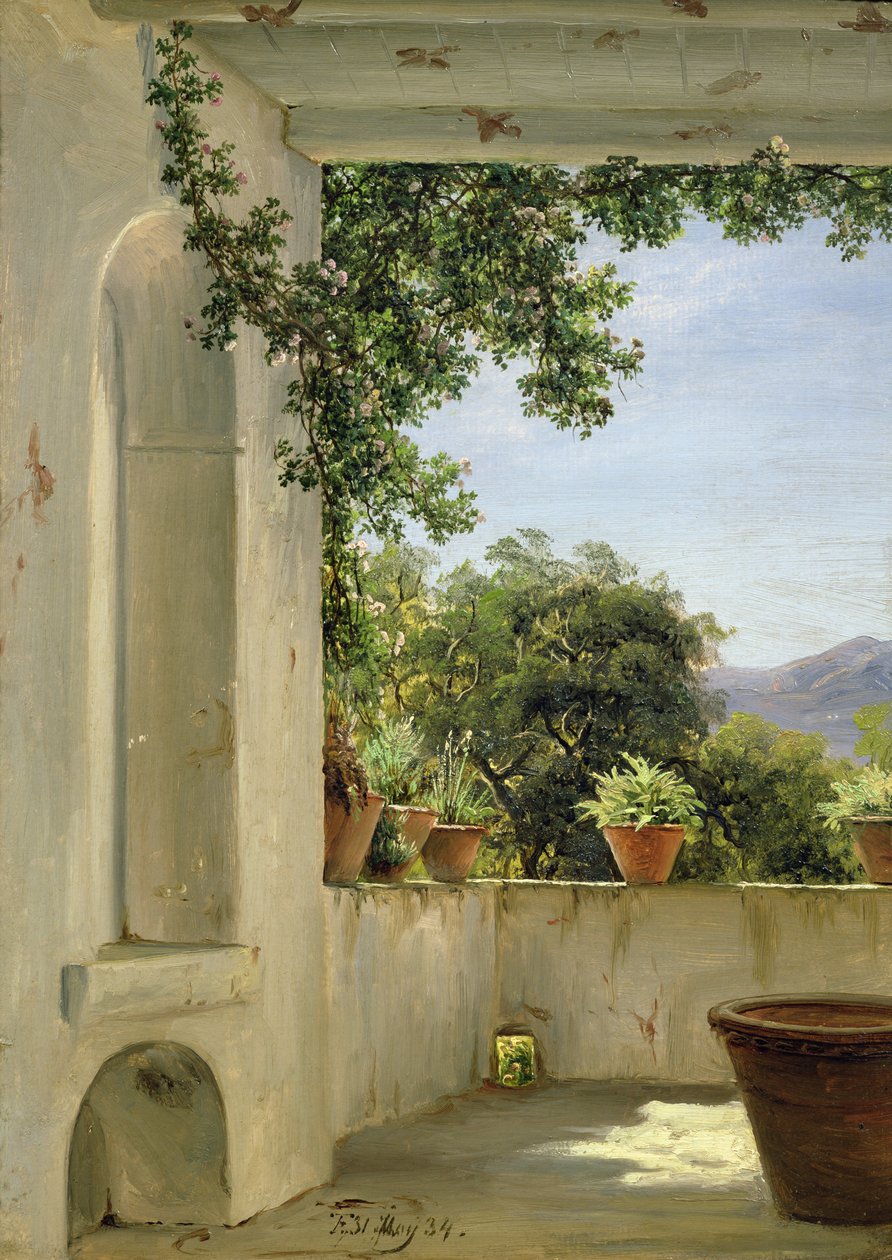 Terrasse i Sorrento av Thomas Fearnley