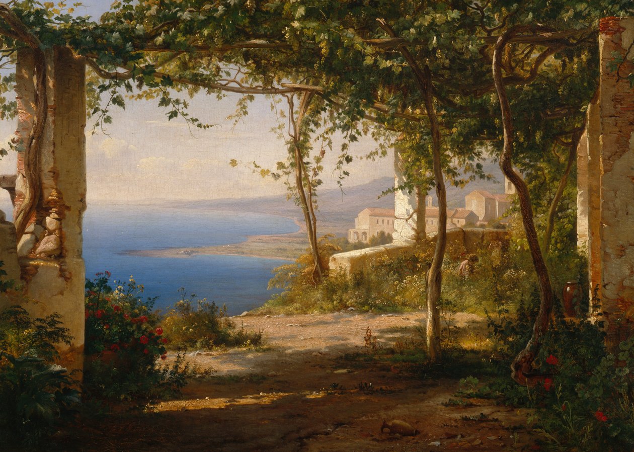 Utsikt over Napolibukten av Thomas Fearnley