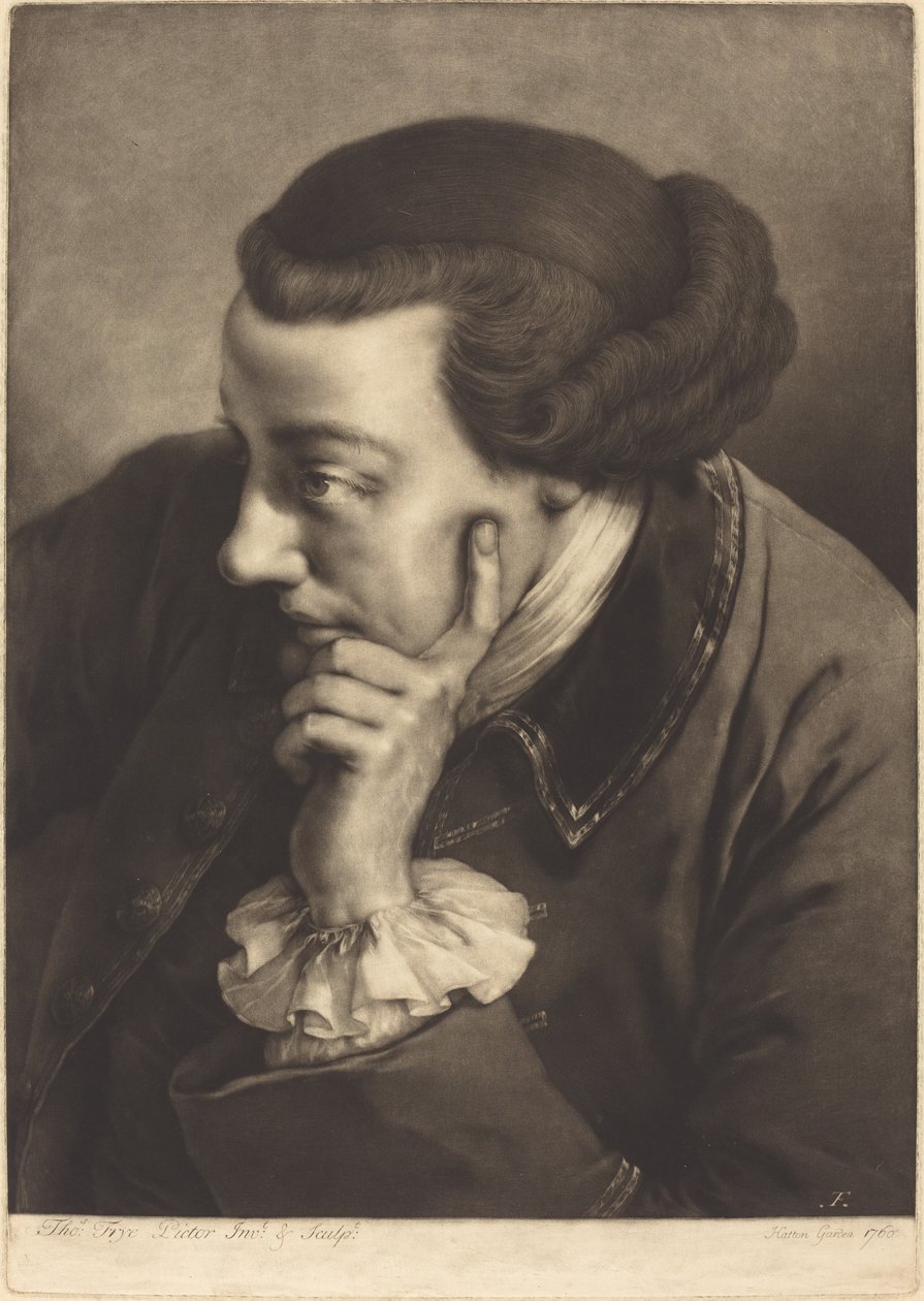Imaginært portrett av en engelsk gentleman av Thomas Frye