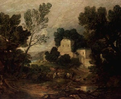 Et romantisk landskap av Thomas Gainsborough