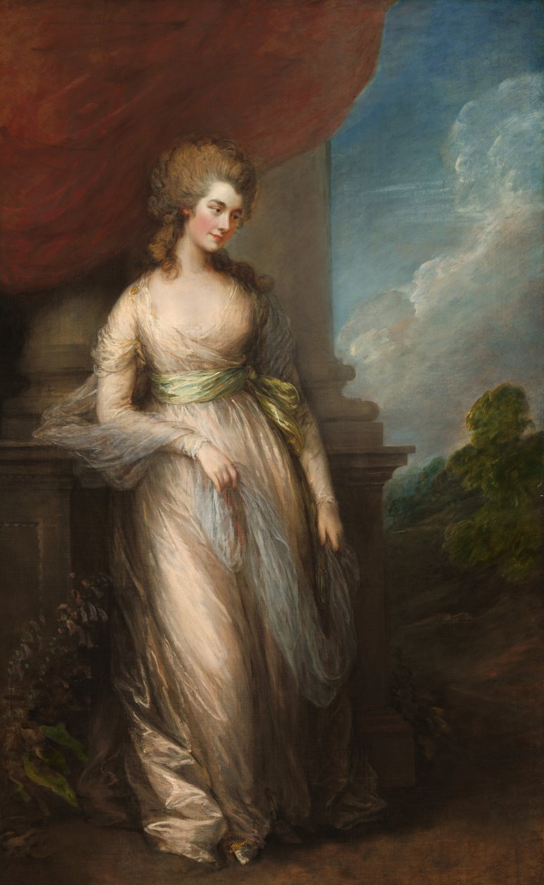 Georgiana, hertuginne av Devonshire, 1783. av Thomas Gainsborough