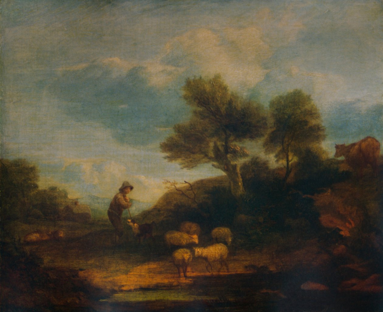 Landskap med sauer, 1700-tallet, 1935 av Thomas Gainsborough