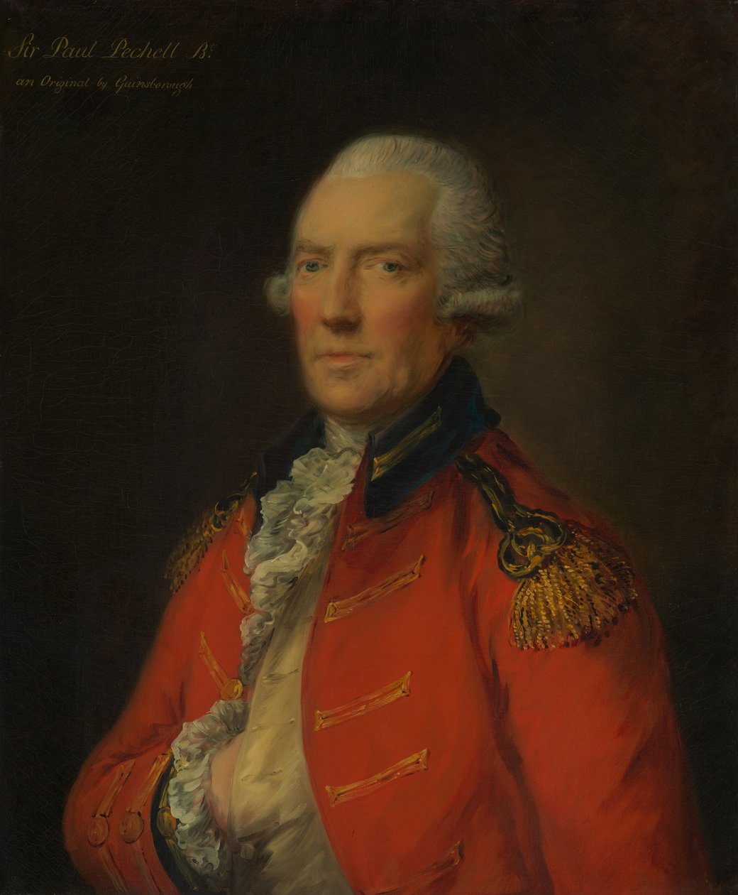 Oberstløytnant Paul Pechell 1724-1800. av Thomas Gainsborough