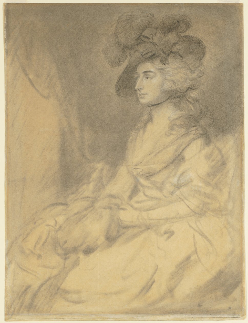 Fru Sarah Siddons, 1785. av Thomas Gainsborough