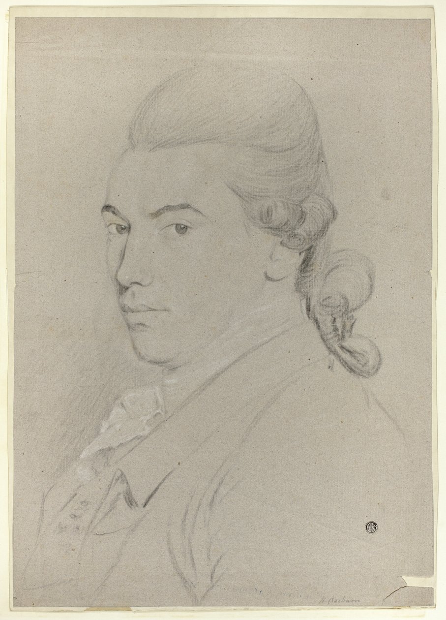 Portrett byste av en mann av Thomas Gainsborough