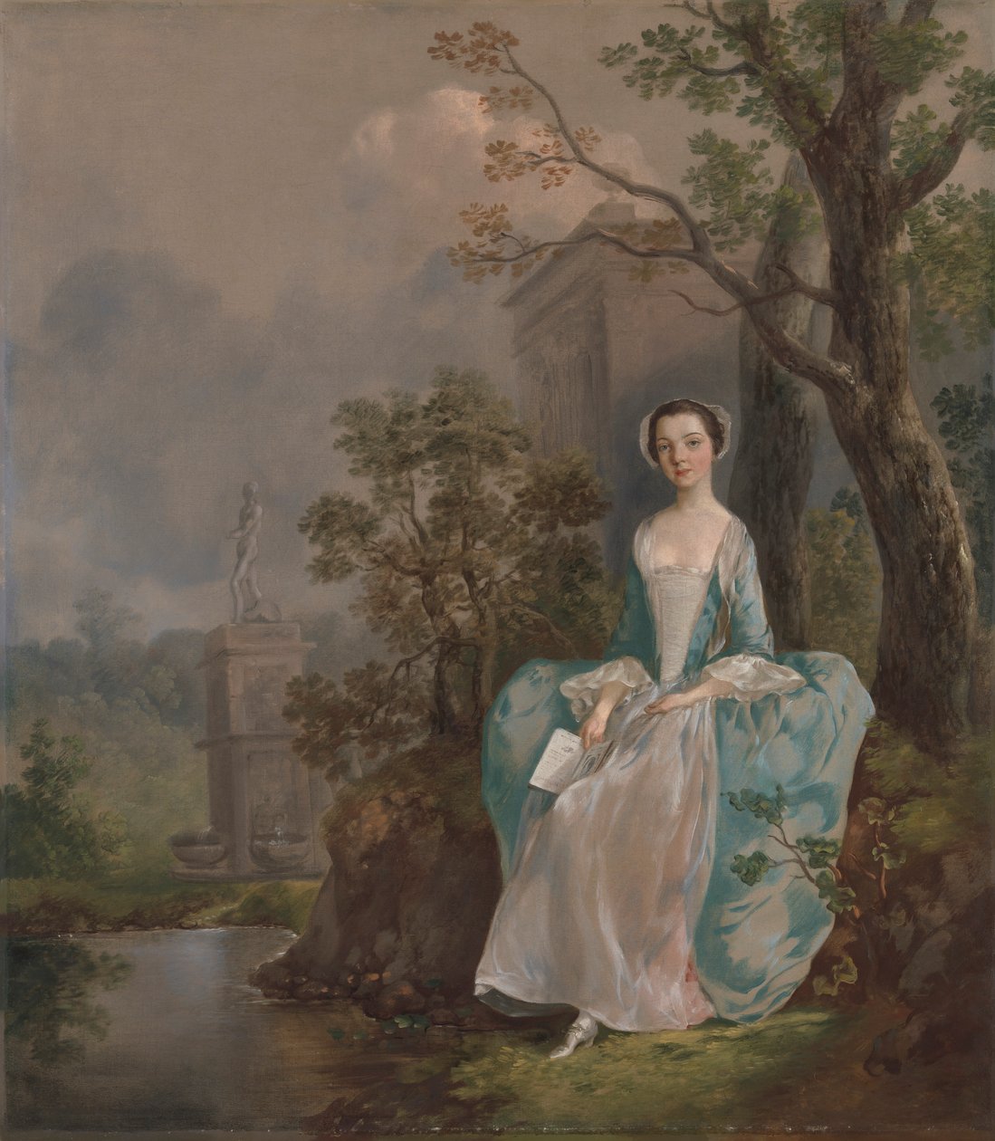 Portrett av en kvinne av Thomas Gainsborough RA
