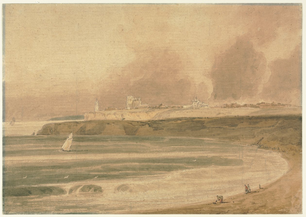 Tynemouth, Northumberland. av Thomas Girtin