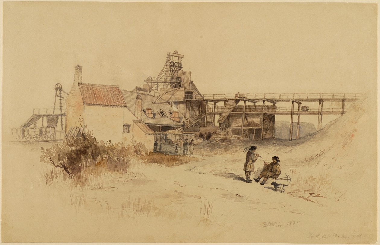 The B Pit, Fawden Colliery av Thomas H. Hair
